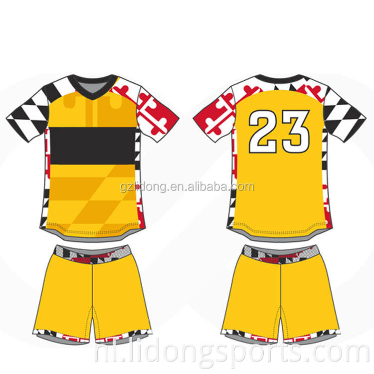 Goedkope Sublimation Custom Soccer Jersey Groothandel Team Bulk Thaise Kwaliteit Voetbal Jersey